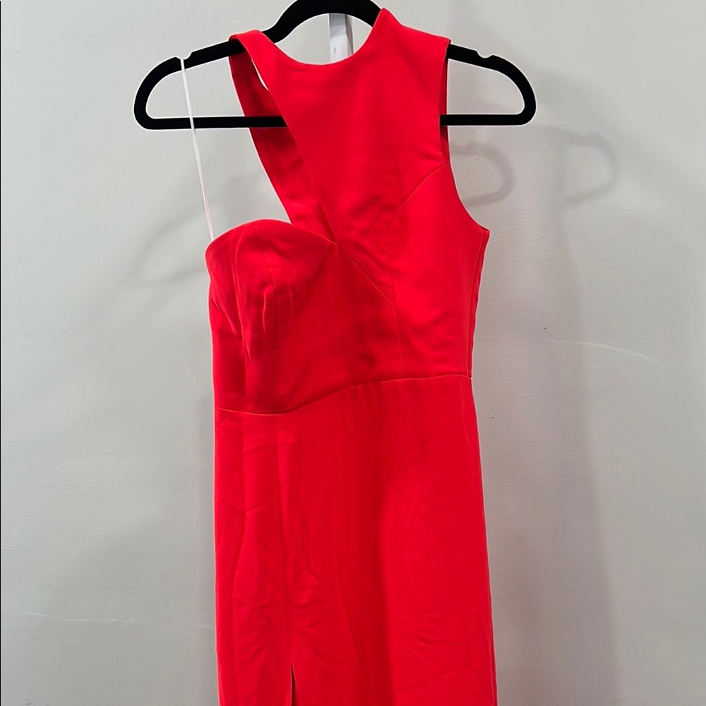 Amanda Uprichard x REVOLVE Gilda Gown in Crimson - Picture 2 of 10
